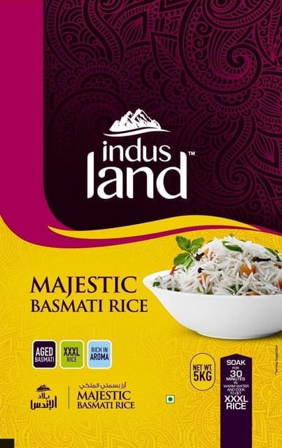 MAJESTIC BASMATI RICE 5 Kg X 4