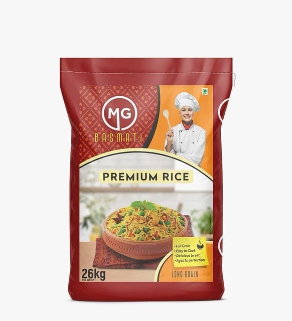 MG BASMATI PREMIUM RICE 26Kg