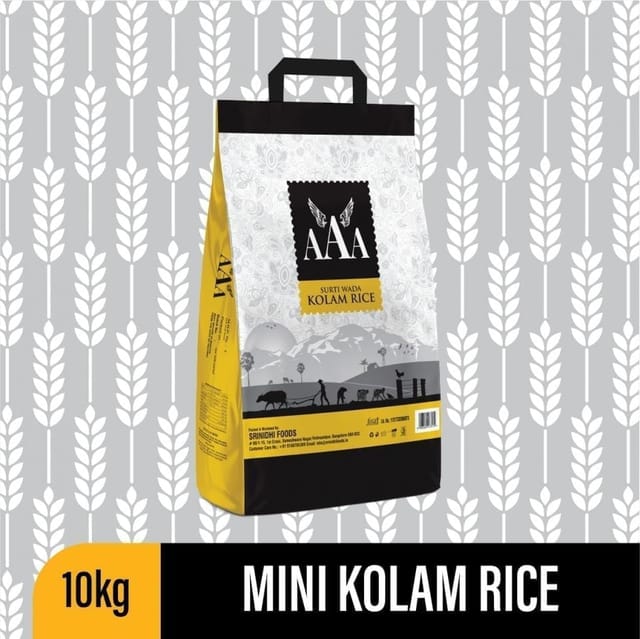 AAA BLACK MINI KOLAM RAW RICE 10Kg